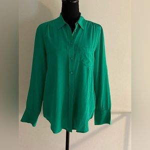 JCrew silk button down shirt NWOT​​​​